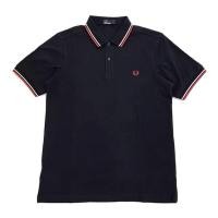 ราคา Original FRED PERRY Summer New Polo Shirt Mens Lapel Short Sleeve Slim Business FP Polo Shirt Pure Cotton (19632176370)