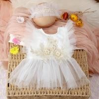 ราคา Ylsteed ชุดรอมเปอร์ลูกไม้สีขาวแรกเกิดพร้อมแถบคาดผมปักชุดถ่ายภาพเด็กทารกหญิง2ชิ้นอุปกรณ์ประกอบฉากสำหรับถ่ายรูป (21341553857)