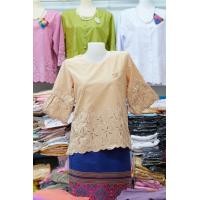 ราคา ร้านแชมป์อุดร เสื้อเชิ้ตหญิง เสื้อลูกไม้ เสื้อผ้าสาวอวบ มีมากกว่า 10 สี 38404144464850 ชุดไปวัด เสื้อคนอ้วนผญ ชุดผ้าไทยหญิง (17802900279)