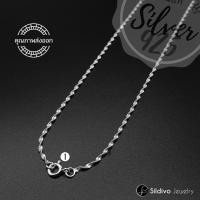 ราคา SILDIVO สร้อยคอเงินแท้92 5 ลายดิสโก้ คุณภาพส่งออก (20512652723)