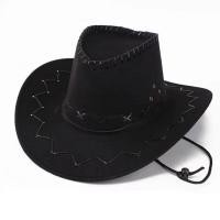 ราคา หมวกคาวบอย หมวกปีกกว้าง หมวกแฟนซี สไตล์คาวบอย ตะวันตก เครื่องแต่งกาย Cowboy Cap ผู้ใหญ่ ผู้ชาย ผู้หญิง หมวกกันแดด ปีกรอบ (17325975377)