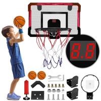ราคา Basketball Hoop Indoor for Kids Automatic Scoring Basketball Hoop Mini Basketball Hoop for Door with 2 Balls Basketball Toy for Kids Boys Teens Perfect for A Basketball Lover as Gift (19776721397)