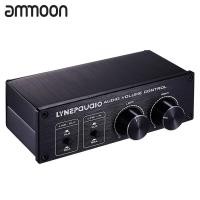 ราคา ammoon LYNEPAUAIO Passive Audio Volume Controller with Fully Balanced Single Ended Mode XLR RCA Interface for Home Stereo System Pre Amplifier Speaker (19644001768)