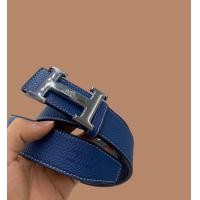 ราคา เข็มขัด Hermes เป็นสายหนังสีน้ำเงิน มี 3 แบบให้เลือก หัวสีเงิน หัวทอง หัวทองด้าน (14644427943)