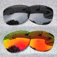 ราคา เลนส์โพลาไรซ์2คู่สำหรับกรอบแว่นกันแดด OO9439 Oakley Pitchman R ติดตั้งได้ง่าย ใส่ได้พอดี ป้องกันรังสียูวี100 ดำ เงิน (20534795112)