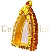 ราคา กรอบพระสำเร็จรูป งานไมครอน ทรงพระกริ่งขนาดยอดนิยม พระกริ่งเล็ก พระองค์ลอย ทรงหลวงปู่ทวด รุ่น มหาราช รหัส 154 (21342707593)