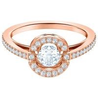 ราคา Swarovski Outlet Discount Beating Heart Ring Womens Accessories Personalized Fashion Elements Crystal Index Finger Ring SSY (20636566489)