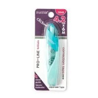 ราคา เทปลบคำผิดฟาสเตอร์ Faster ขนาด 4 2 มม มี 7 สี รุ่น C648 และ C658 เทปลบคำผิดโปรไลน์ พลัส เปลี่ยนไส้ได้ Faster corecttion tape เทปลบ faster เทปลบฟาสเตอร์ (16510274958)