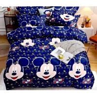 ราคา Mickey Mouse ชุดผ้าปูที่นอนคุณภาพดี พร้อมผ้านวม ครบชุด6ชิ้น สินค้าพร้อมส่ง (8824031920)