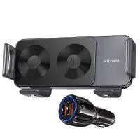 ราคา พับได้สำหรับโทรศัพท์ขาตั้งโทรศัพท์ซัมซุง Galaxy Z Fold 5 4 3 S24 S22เฉียบ5G S21 Note 20 10 9 Z พลิก5 4รถยนต์ไร้สายแท่นชาร์จอัตโนมัติที่ยึดสำหรับ iPhone 15 14 13 12 11 Pro แท่นชาร์จเร็ว XIAOMI Google P