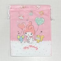 ราคา ถุงผ้าหูรูด ลายการ์ตูน ใบใหญ่ 26x30cm (16508308007)