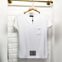 ราคา 001 เสื้อยืดผู้หญิงคอวีผ้าเรย่อน เสื้อยืดงานป้ายGIANTS เสื้อยืดผ้าเนื้อนิ่มเกรดดี (3959272377)