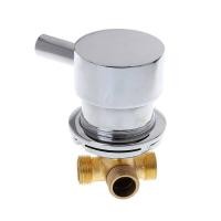 ราคา G12 Hot Cold Water Mixing Valve Thermostatic Mixer Two In One Out Faucet For Shower Room R9JC (10054531689)