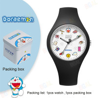 ราคา ของแท้ 100 นาฬิกาโดเรม่อน นาฬิกาเด็กชาย นาฬิกาเด็กหญิง นาฬิกาเด็กกันน้ำ นาฬิกาข้อมือเด็ก ดำ นาฬิกาควอตซ์ แท้ นาฬิกาข้อมือเด็กหญิง Doraemon kids watch 8055 (9801652419)