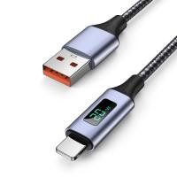ราคา Topk สายไมโคร USB AN50และ3A สาย USB Type C สำหรับ Samsung Xiaomi ชาร์จเร็ว USB C พร้อมจอแสดงผลดิจิตอลโทรศัพท์มือถือ (21357087239)