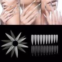 ราคา เล็บปลอม PVC ทิปปลายแหลมยาว 500ชิ้น (21192439935)