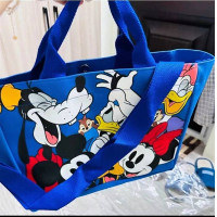 ราคา กระเป๋า Mickey สะพายไหล่ ผ้าแคนวาส จุของได้เยอะ สะพายลายมิกกี้เมาส์ (20316937697)