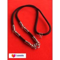 ราคา สร้อยคอ เชือกร่ม สร้อยแขวนพระ สแตนเลสแท้ 3 ห่วง มีห่วงหลัง ความยาว 26 นิ้ว (2191122528)