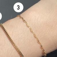 ราคา aquila สร้อยข้อมือสแตนเลสชุบทอง 14k (17125122650)