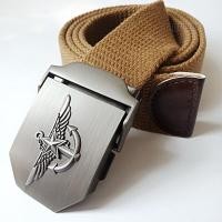 ราคา ANCHOR เข็มขัดสายผ้าแคนวาสแบบสายหนาหัวอัลลอยด์กันสนิมหัวล็อค เข็มขัดผู้ชายยุทธวิธีทหารตำรวจหรือเดินป่าแคมป์ปิ้ง (9607422145)