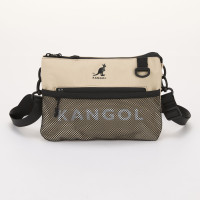 ราคา KANGOL Shoulder Bag กระเป๋าผ้าสะพายข้าง ลาย Kangol สีดำกากีเขียว 64251703 (21330702599)