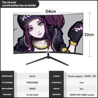 ราคา ส่งจากไทย จอมอนิเตอร์17 27นิ้ว แบบโค้ง หน้าจอคอมพิวเตอร์ จอคอมพิวเตอร์โค้ง Curved จอ 32นิ้ว 2K144HZ IPS Panel VGA HDMI จอคอม 1080P 24นิ้วLED Gaming Monitor จอคอมพิวเตอร์ (20600366829)