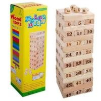 ราคา Jenga เกมส์จังก้า UNO TOWER พร้อมลูกเต๋า กิจกกรมครอบครัว เกมส์ตึกถล่ม คอนโดไม้ มีตัวเลข เกมส์สำหรับครอบครัว TY697 (10168327764)