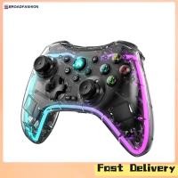ราคา Broadfashion Wireless Game Controller Compatible For Iphone Switch Android Phone Pc Rgb Colorful Light Game Handle Gamepad (21270657587)