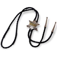 ราคา โบโลไทด์ สายถัก หรูหรา สุดแนว ทรงสไตล์ CowBoy สไตล์คาวบอยตะวันตก ใส่ได้ทั้งกับชุดคาวบอย สามารถขยับจัดระดับระยะ สั้น ยาว (17308733883)