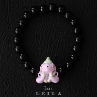 ราคา Leila Amulets พญากบบัวบังใบ Baby Leila Collection พร้อมกำไลหินฟรีตามรูป (19495137228)