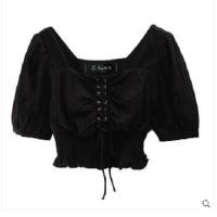 ราคา เสื้อลูกไม้แขนยาวเสื้อเอวลอยโชว์ไหปลาร้าผู้หญิงใหม่ฤดูร้อนเสื้อแขนพองอเนกประสงค์ (19673377095)