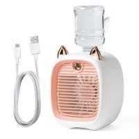 ราคา พร้อมส่ง พัดลม พัดลมไอเย็นพกพาพัดลมแอร์ Air Cooler Little Fox 2400mAH ไอน้ําพัดลมไอเย็น พ่นไอน้ำ ปรับอากาศ พัดลมตั้งโต๊ะ Spray Cold Fan (18850180889)