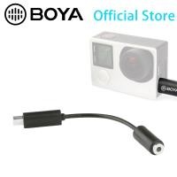ราคา BOYA BY GOC กล้อง DSLR 3 5มม ตัวแปลงสายไมโครโฟนสำหรับกล้อง GoPro Hero 3 4 (20681990894)