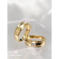 ราคา แหวนแต่งงาน แหวนคู่ แหวนเพชรแท้ ทองแท้ รุ่น Sagitta (20499311520)