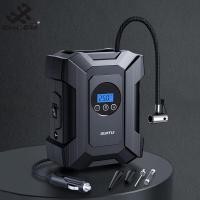 ราคา ยางปั๊มลมไฟฟ้าอเนกประสงค์แบบพกพาจอแสดงผลความแม่นยำสูงขนาดใหญ่ปั๊มลมรถยนต์12V 150PSI สุดเท่ห์ cod fast (18042628736)