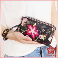 ราคา กระเป๋าสตางค์ 3 ช่อง กระเป๋าใส่มือถือ กระเป๋าผ้า คล้องมือ ladies bag (18612497557)