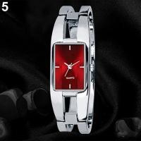 ราคา Talent Star สร้อยข้อมือผู้หญิงหน้าปัดสี่เหลี่ยมเปลี่ยนสีได้กำไลข้อมือแฟชั่นนาฬิกาควอตซ์ (8610770688)