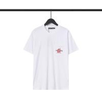 ราคา 23 New Chrome Hearts Croc Cross Sanskrit Flower Print Pocket Short Sleeve Round Neck T Shirt (21031041280)
