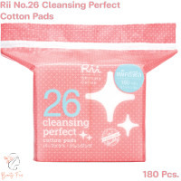 ราคา Rii Skincare Cotton No 26 Cleansing Perfect Cotton Pads 5 5x6 5 cm Refill Pack ริอิ สกินแคร์ คอตต้อน เบอร์ 26 คลีนซิ่ง เพอร์เฟค 5 5x6 5 cm 180 Pcs (20972176910)