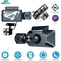 ราคา 2024New กล้องติดรถยนต์กล้องหน้ารถยนต์กล้องติดรถยนต์3ช่อง3 0นิ้วหน้าจอ IPS มอนิเตอร์จอดรถบันทึกวนเครื่องบันทึกวีดีโอ (20884053277)