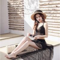 ราคา BikiniTime มี 4สี SB47 เซ็ท3ชิ้น พร้อมผ้าคลุมฉลุ กระโปรงกางเกง บราดันทรง บิกินี่ ชุดว่ายน้ำ ชุดว่ายน้ำผู้หญิง (7814956029)