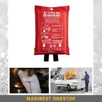ราคา G กรุงเทพจัดส่งสินค้า ผ้าห่มกันไฟ Fire Blanket เกรดงานเส้นใยแก้วซิลิก้าชนิดพิเศษ Fire Blankets Fiberglass Safety Fire Prevention 1 5x1 5 (15410938551)