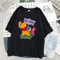 ราคา เสื้อครอปท็อปการ์ตูนดิสนีย์หมีพูห์ขนาดใหญ่สีขาวสําหรับครอบครัววัยรุ่น เสื้อยืด (19593758639)