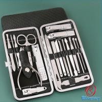 ราคา Blumey ชุดทำเล็บ 19 ชิ้น กรรไกรตัดเล็บ เครื่องมือทำเล็บ เซตทำเล็บ manicure set (18666255685)