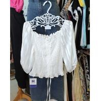 ราคา 5236 เสื้อคอปาด กระดุมหน้า รูดหน้า ผ้าเงา (12659074328)