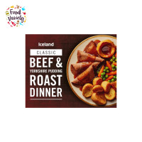 ราคา Iceland Beef Yorkshire Pudding Roast Dinner 450g ไอซ์แลนด์ พุดดิ้งเนื้อ และ ยอร์คเชียร์ย่าง ดินเนอร์ 450 กรัม (21166794465)