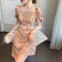 ราคา Salome ชุดเดรสผู้หญิง ผ้าชีฟอง เดรสไปทะเล เดรสลายดอกไม้2021 New 041605 (7818076251)