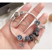 ราคา สร้อยข้อมือ Pandora สร้อยข้อมือเงินแท้ 925 ซื้อจี้ของขวัญแฟนใหม่ ASSA0215631 (19361905912)