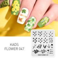 ราคา Kads แผ่นปั๊มเล็บดอกไม้แฟชั่นเล็บแม่แบบแสตมป์ DIY แม่แบบภาพเล็บปั๊มแผ่นเครื่องมือลายฉลุ (690676405)