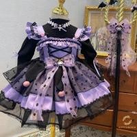 ราคา Baby Girl Lolita Birthday Senior tiskirt Dress Girl Clow Dress Spring and Autumn Childrens Clothing Tide (20860641440)